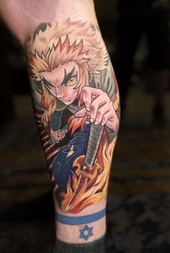 Anime tattoo by Ksu Storm