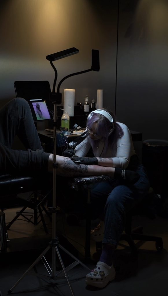 tattoo artist Nitzan Dor