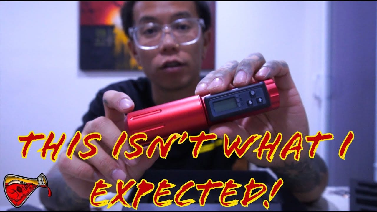 Dragonhawk Mast Saber Wireless Battery Rotary Tattoo Machine Pen (UNBOXING & REVIEW!)