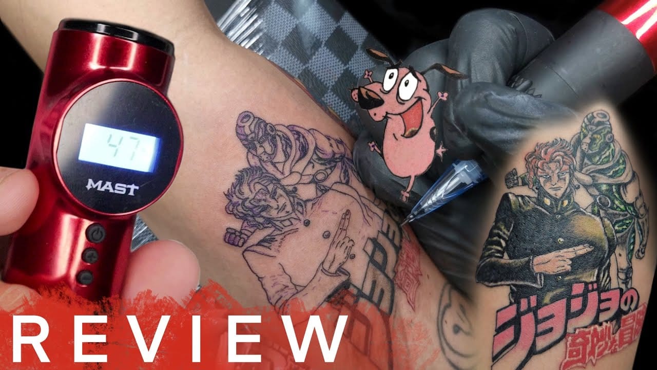 The Best Budget Pen Type Tattoo Machine | Dragonhawk Mast Archer Full Review and Real Time Demo