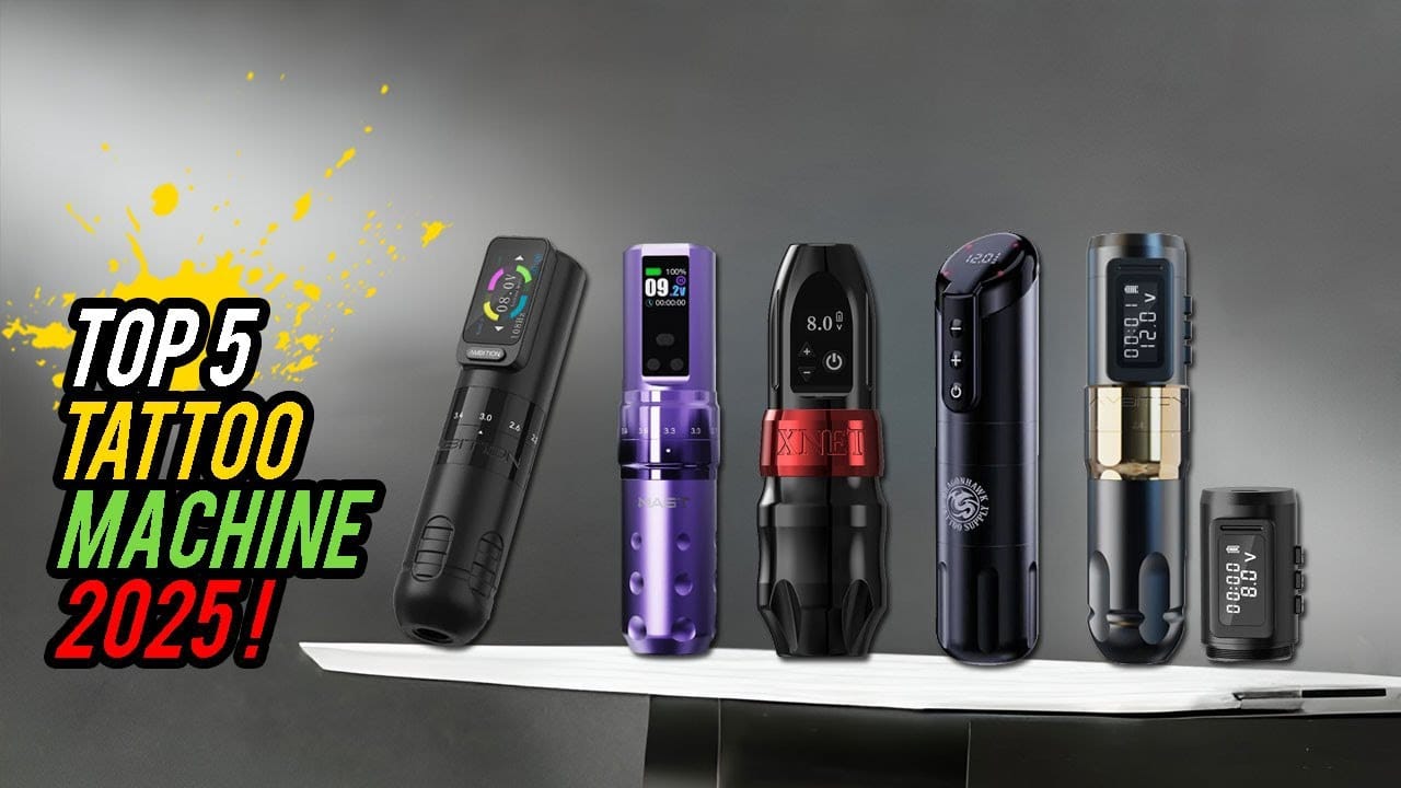 Best Tattoo Machine 2025 | Top Wireless Tattoo Pens with Adjustable Stroke & Coreless Motor