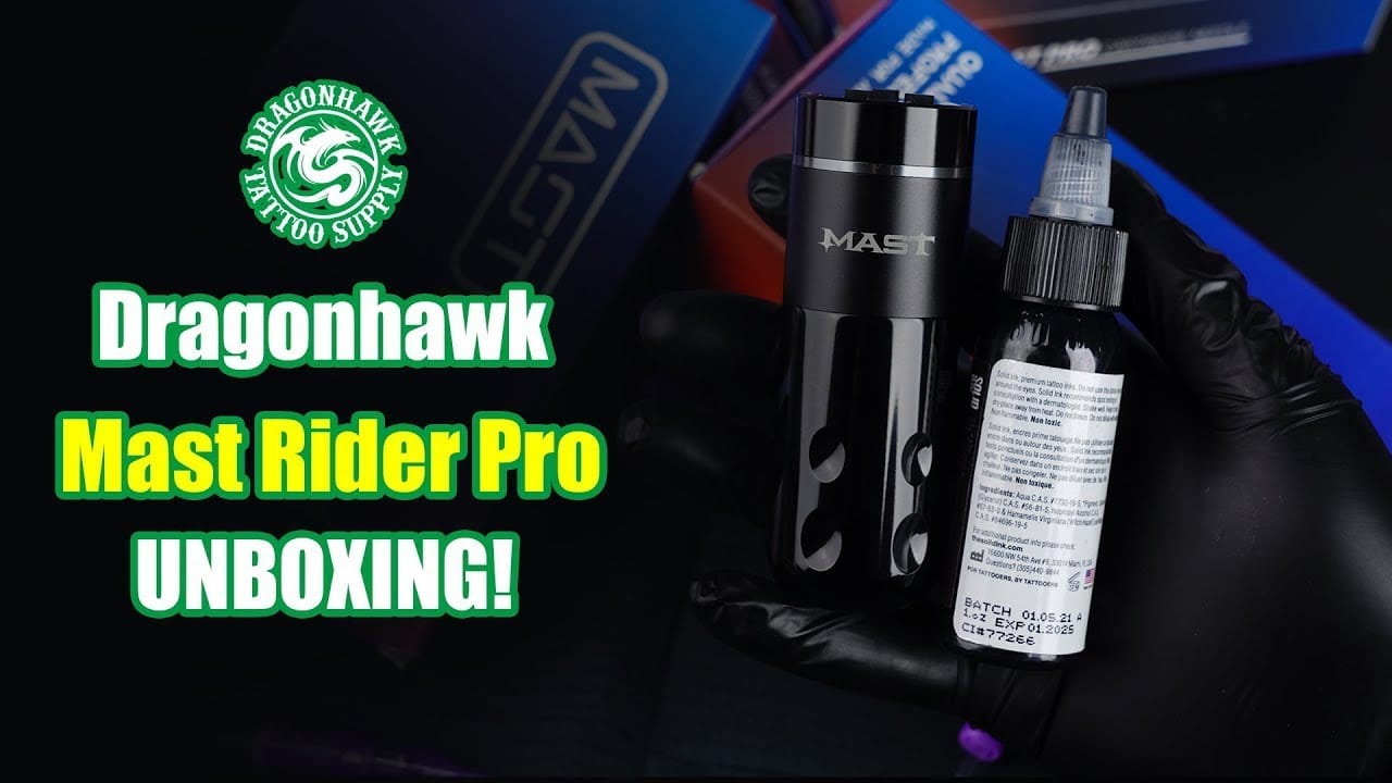 Wireless Tattoo Pen Machine Brushless Motor with 4.0MM Stroke | Mast Rider Pro