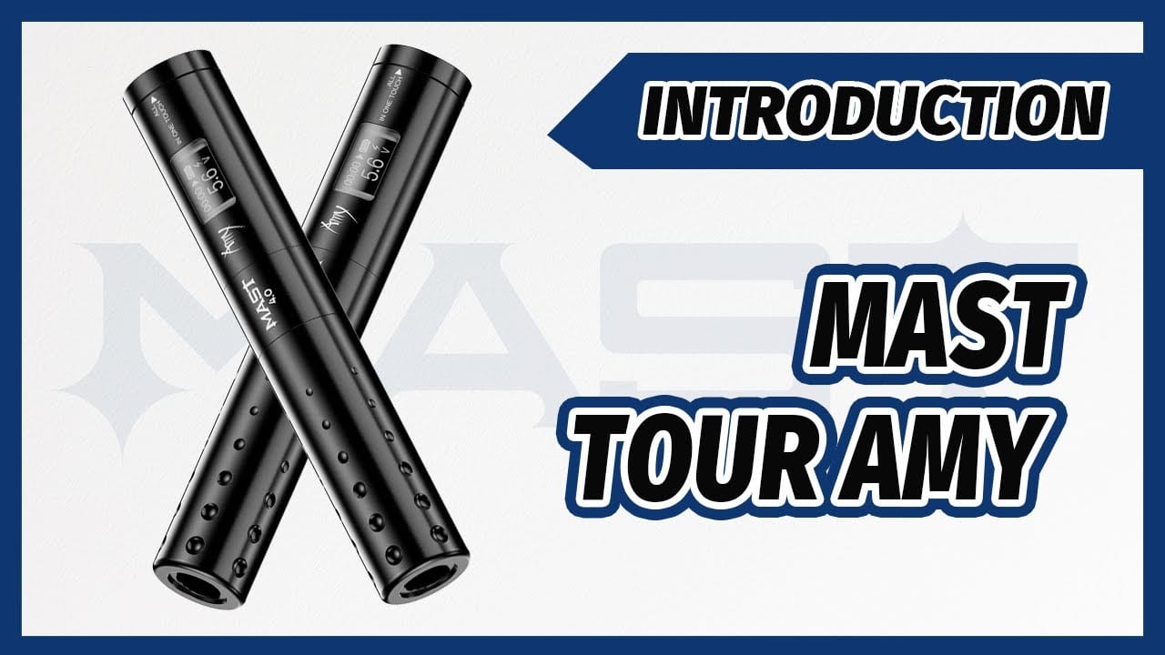 Mast Tour Amy 4.0mm Big Stroke Wireless Tattoo Machine Instruction
