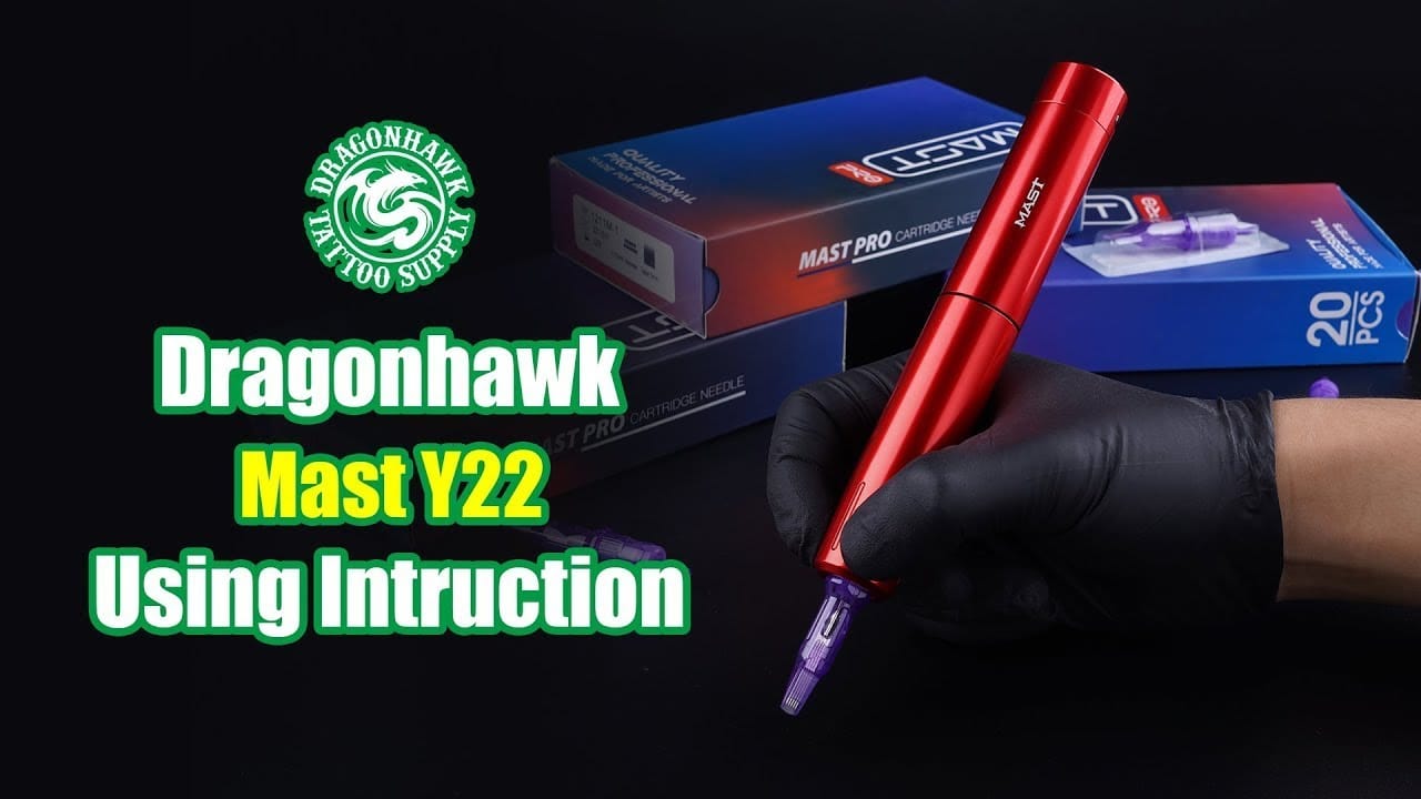 Dragonhawk Mast Tour Y22 Wireless Tattoo Pen Machine