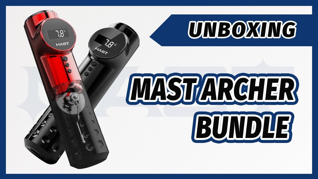 Mast Archer Wireless Tattoo Machine Bundle | Mast Pro Cartridge