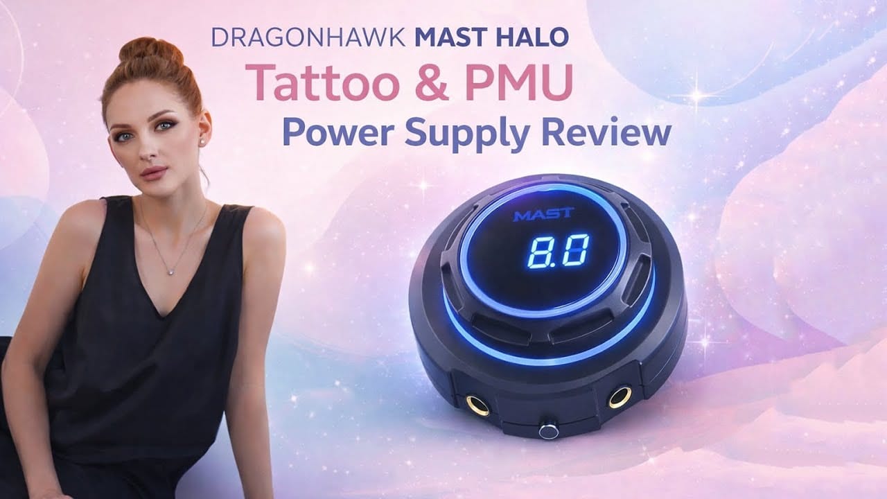 Dragonhawk Mast Halo Review | Permanent Makeup Power Supply | Tattoo Power Supply | Olga Yakovleva
