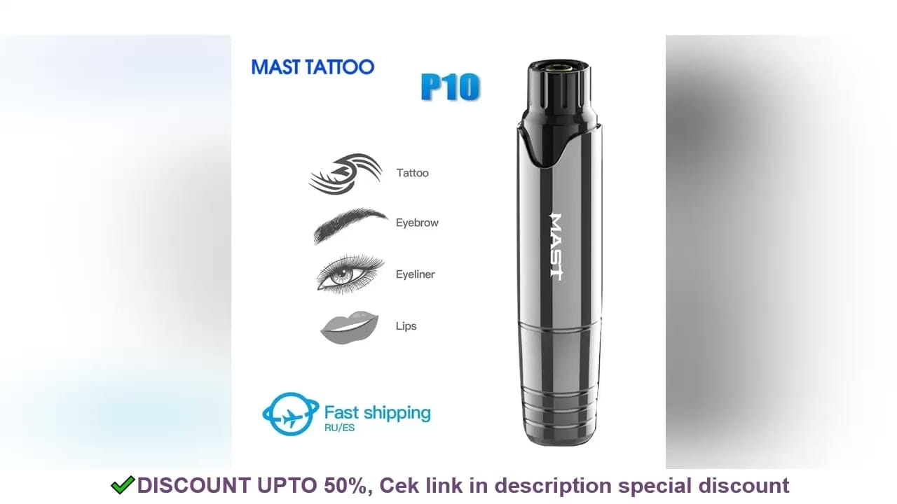 REVIEW Dragonhawk Mast Tattoo P10 Makeup Permanent  Machine Rotary Pen Eyeliner Tools Tattoo Machine