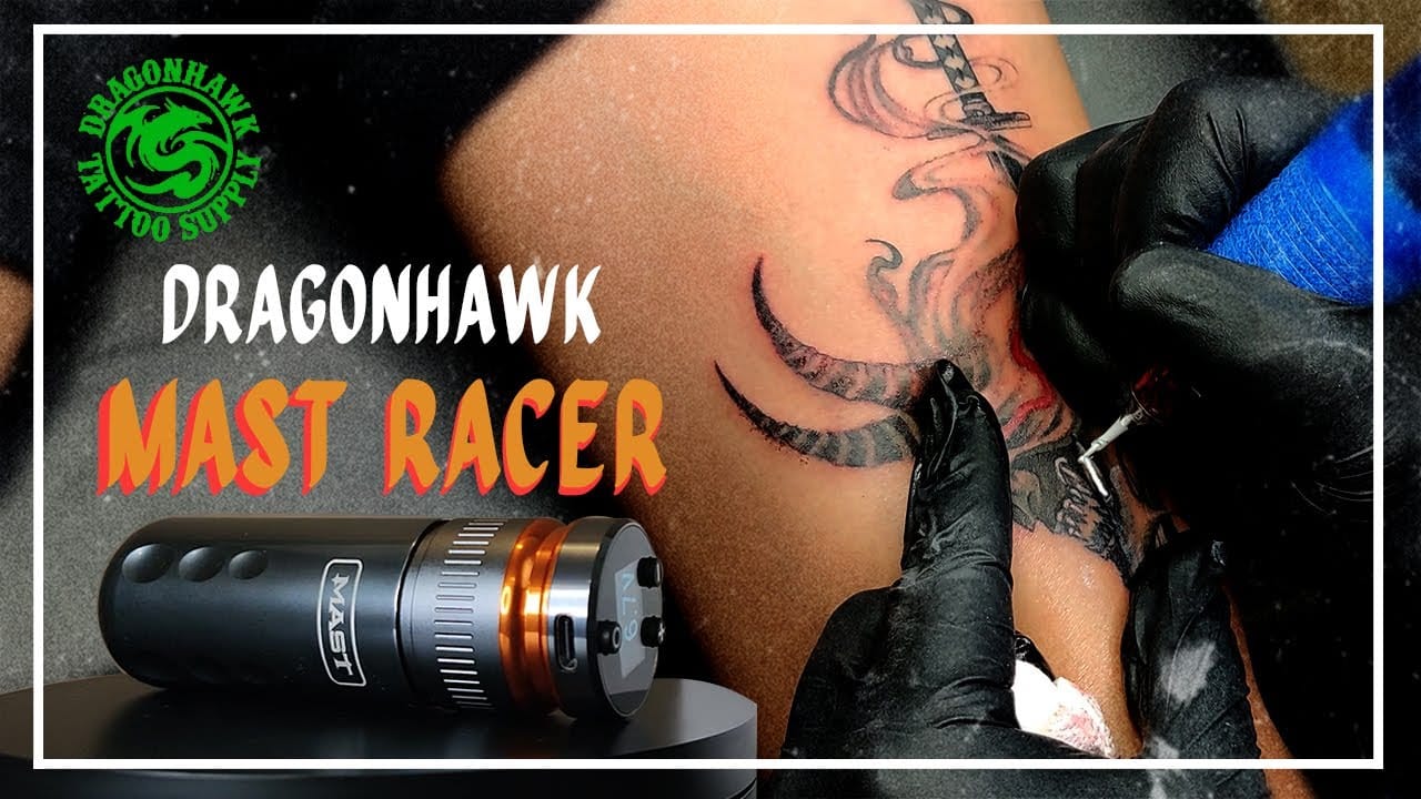 Is this the pinnacle of tattoo machine tech? Dragonhawk Mast Racer Review and Unboxing