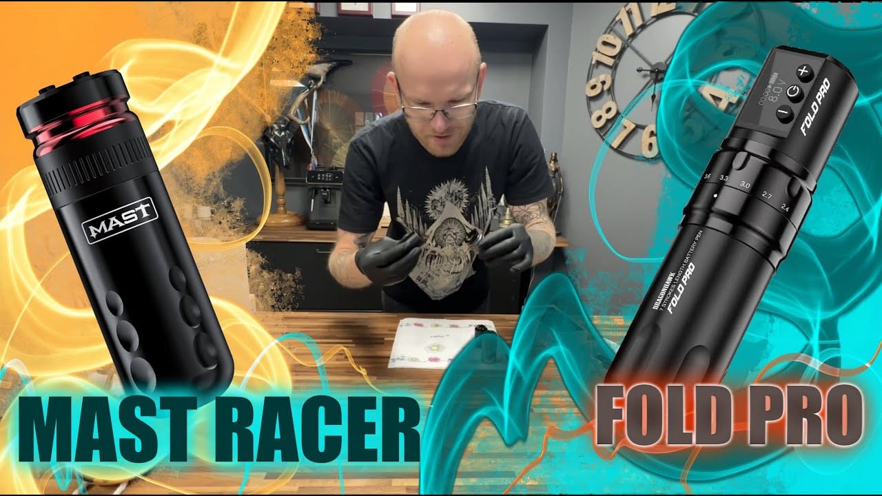 DRAGONHAWK FOLD PRO and MAST RACER tattoo machine Real review