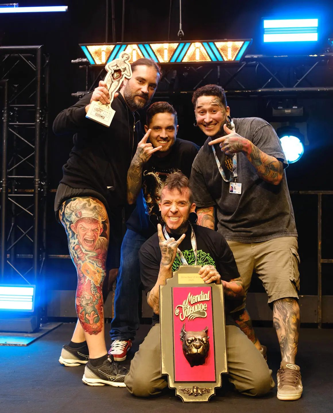 Mondial Du Tatouage, 2nd prize Best of Show, Jean Mognon:Fernando Tampa, Cris Nieiro, ph. by LeelooDo